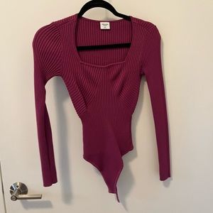 Abercrombie & Fitch pink bodysuit